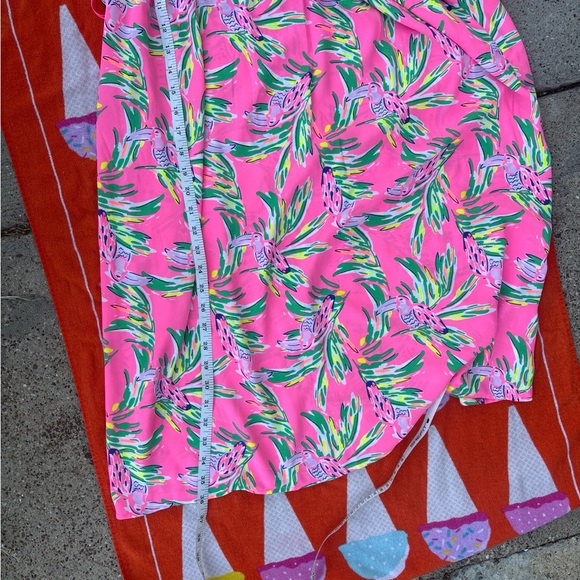 crown & ivy Pink Tropical Print Smocked Maxi Dress - Picture 7 of 7